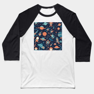 Space Pattern Baseball T-Shirt